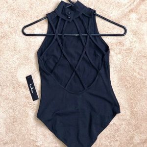LULUS BODY SUIT WITH CUTOUT BACK